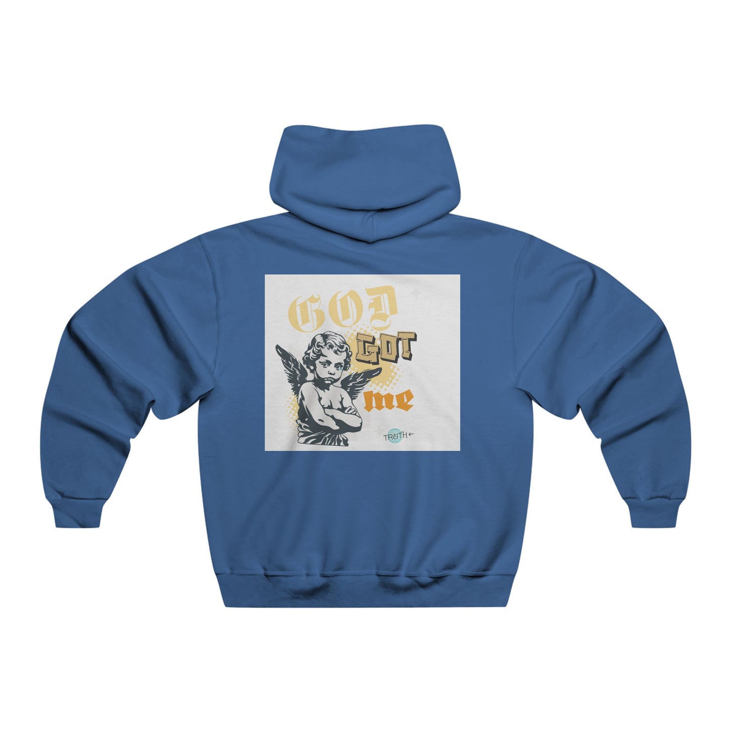 God Got Me Hoodie — Angel Graphic Pullover for Faith & Streetwear