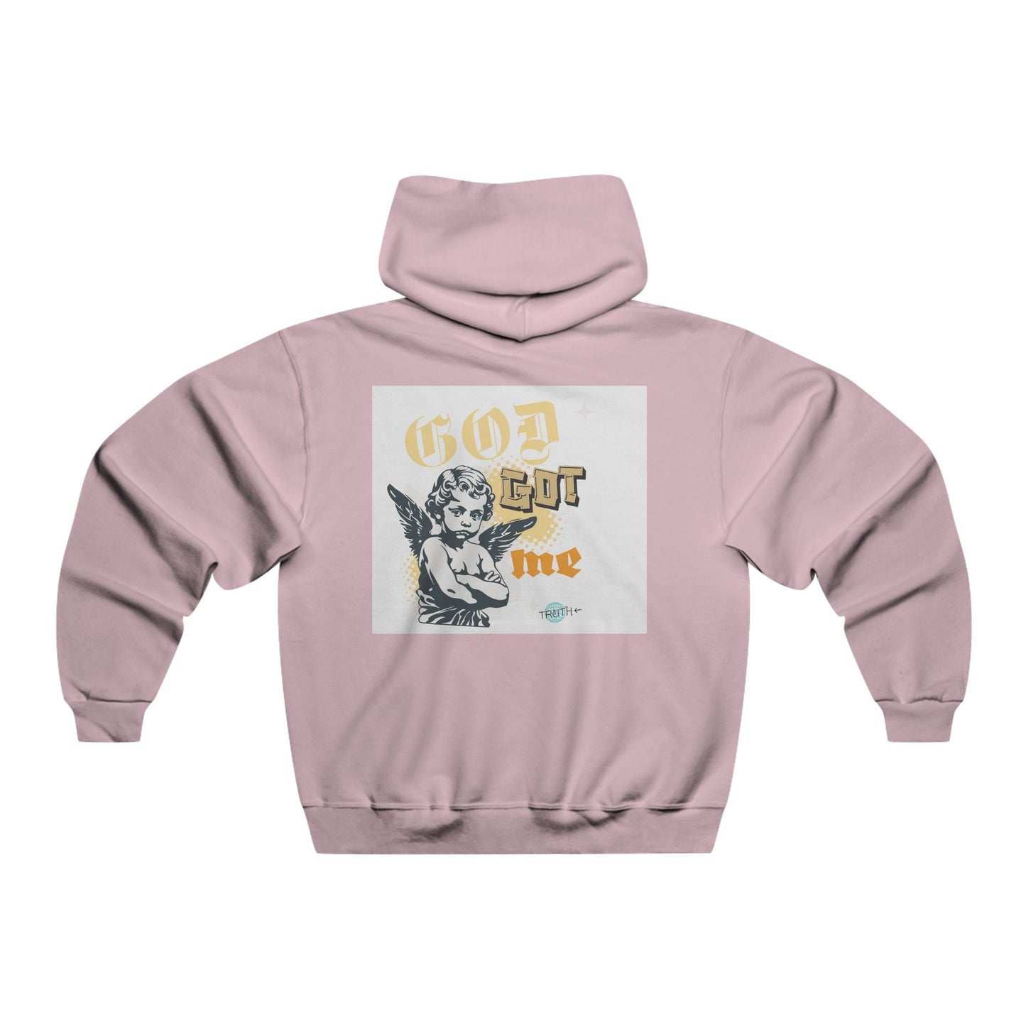 God Got Me Hoodie — Angel Graphic Pullover for Faith & Streetwear