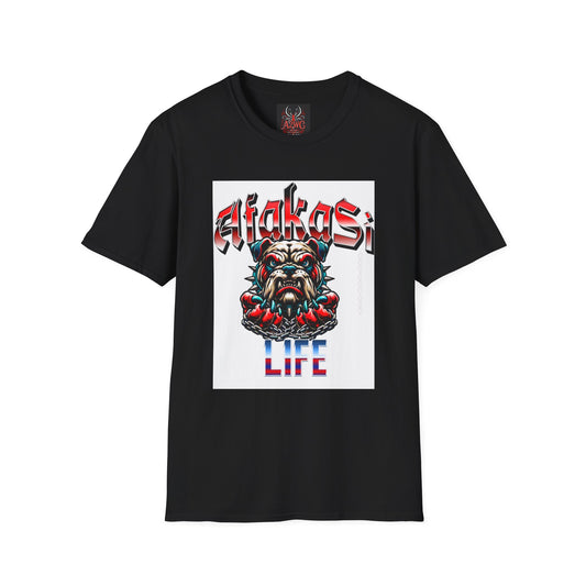 Pitbull Life T‑Shirt — Retro Graphic Dog Lover Tee