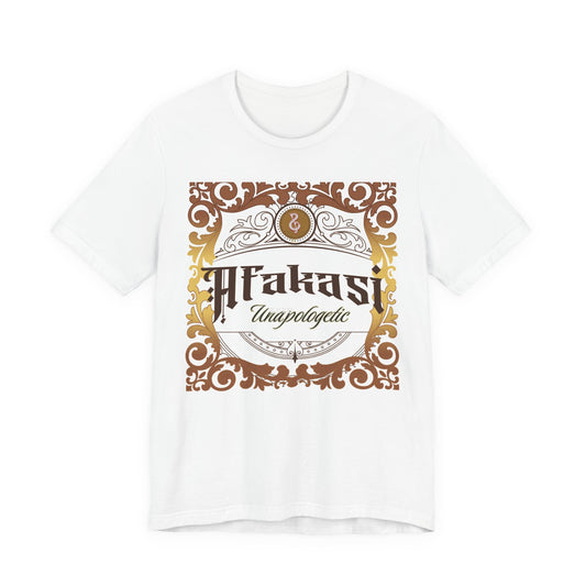 T-Shirt — "Afakasi Unapologetic" Vintage Crest Graphic Tee