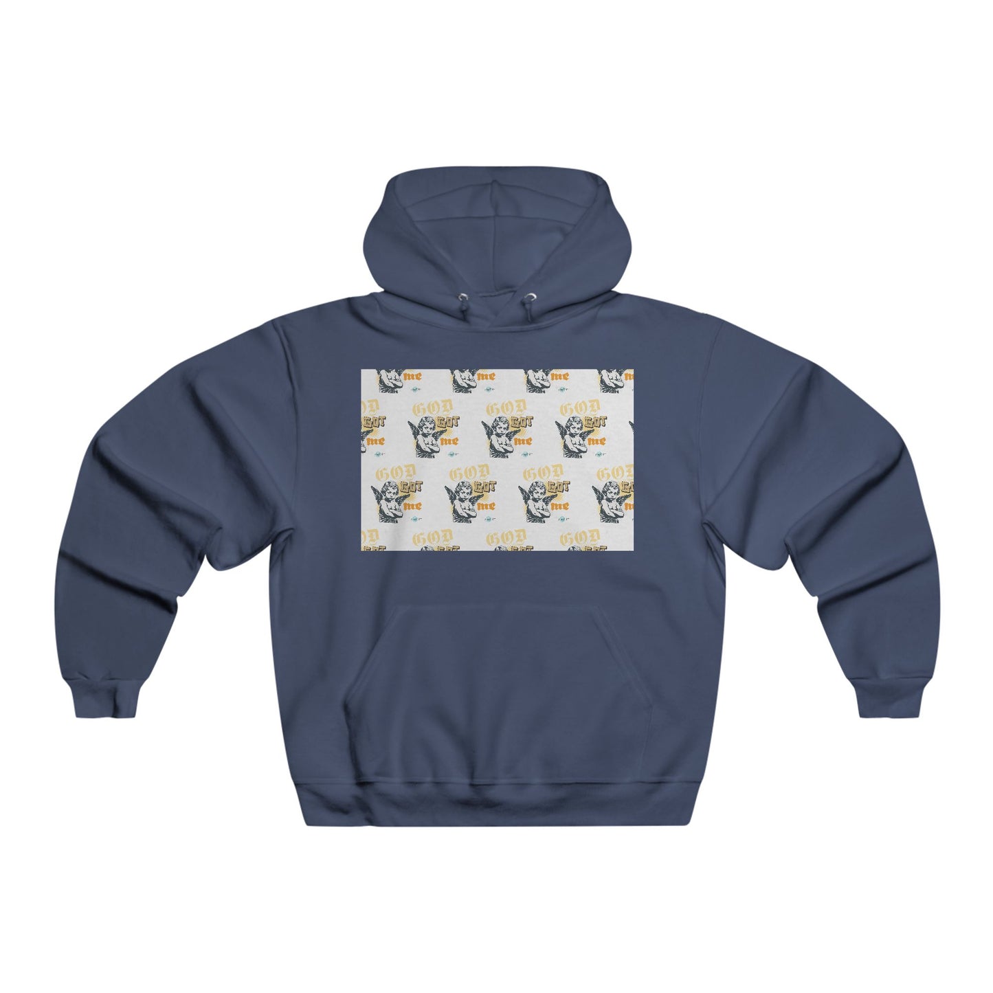 God Got Me Hoodie — Angel Graphic Pullover for Faith & Streetwear