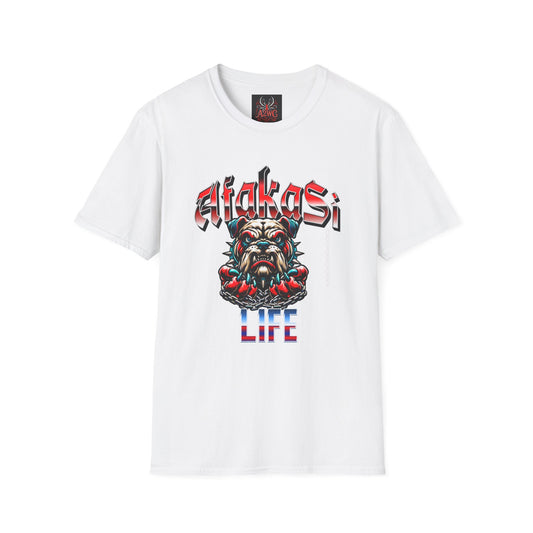 Pitbull Life T‑Shirt — Retro Graphic Dog Lover Tee